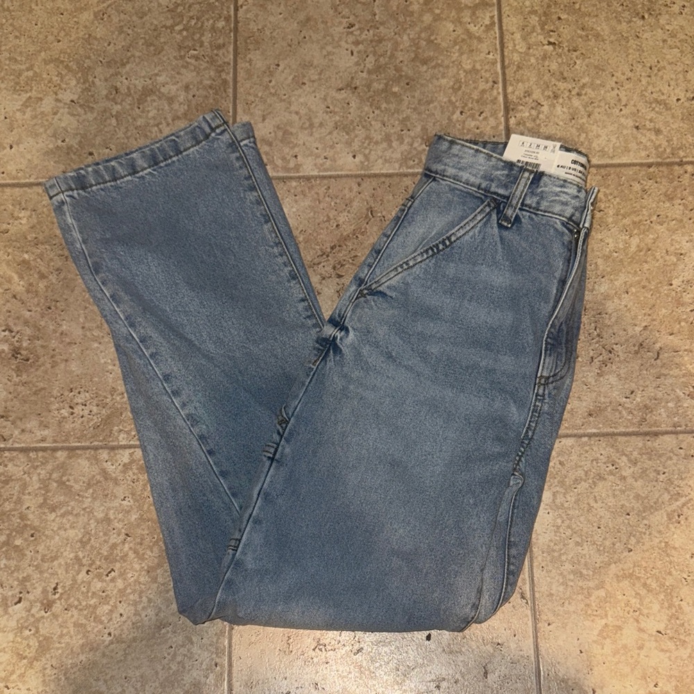 NWT Cotton On Carpenter Blue Straight Leg Jeans